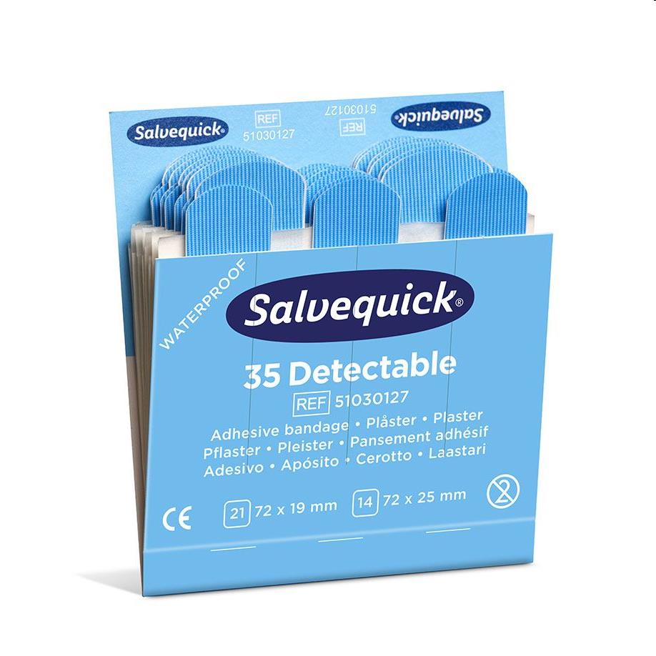Detecteerbare pleisters, Salvequick, assortiment van twee afmetingen