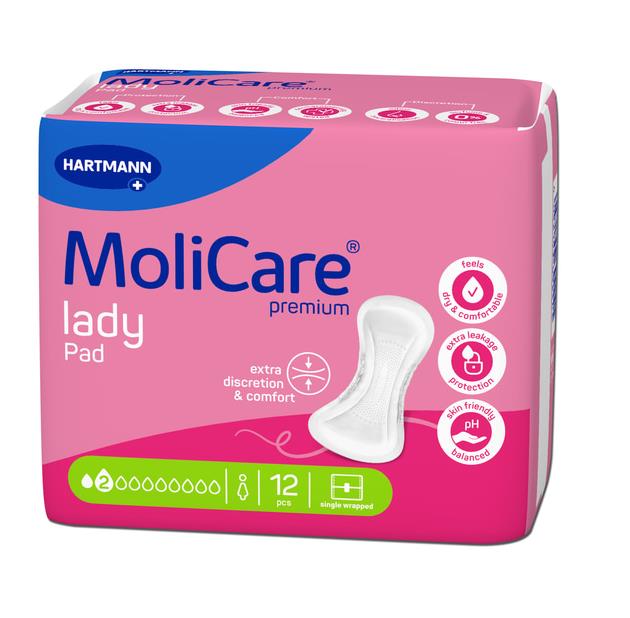 Incontinentie, MoliCare, MoliMed, Premium, Lady Pads, Hartmann