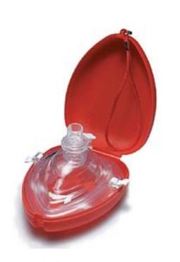 Pocket Masker, Beademingsmasker, Hard Case