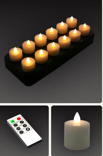 Kaarsen, Oplaadbare led kaarsen, Easy Candle EC-12