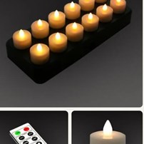 Kaarsen, Oplaadbare led kaarsen, Easy Candle EC-12 Kaarsen, Oplaadbare led kaarsen, Easy Candle EC-12