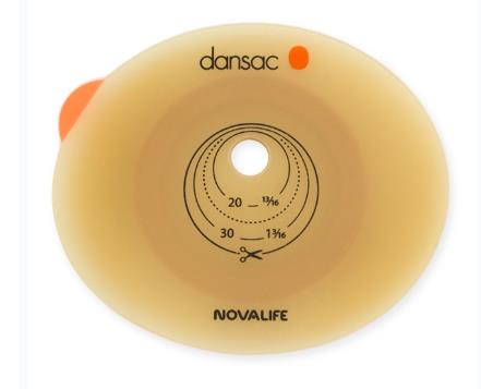 Stoma, 2 delig, Huidplak Novalife2, Dansac