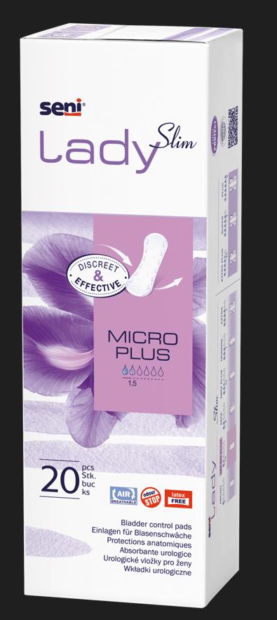 Seni, Inlegverband,  Lady slim micro, Plus