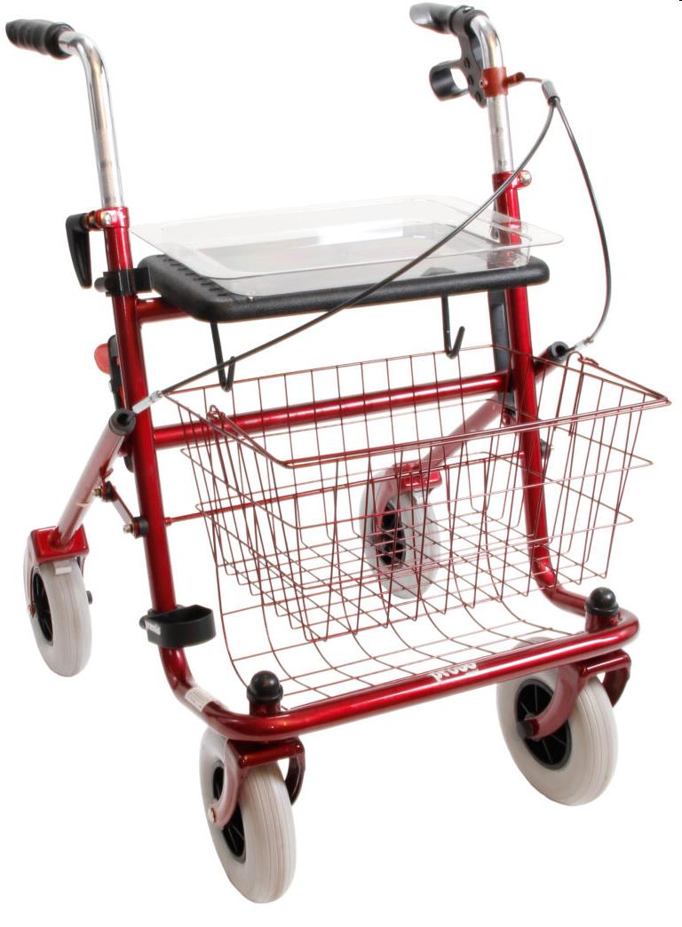 Rollator, Eenzijdige rem links, Premis