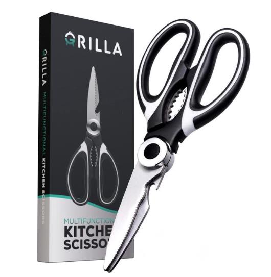 Huishoudschaar, Keukenschaar, Vleesschaar, RVS, Grilla