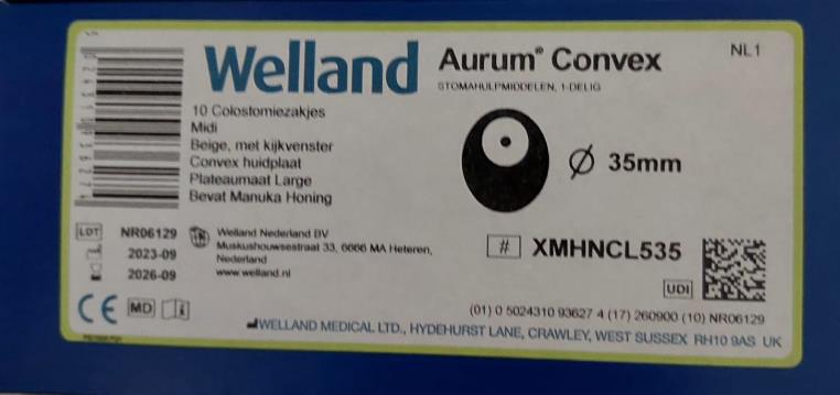 Colostoma, 1 delig Aurum, Convex, Midi, Welland