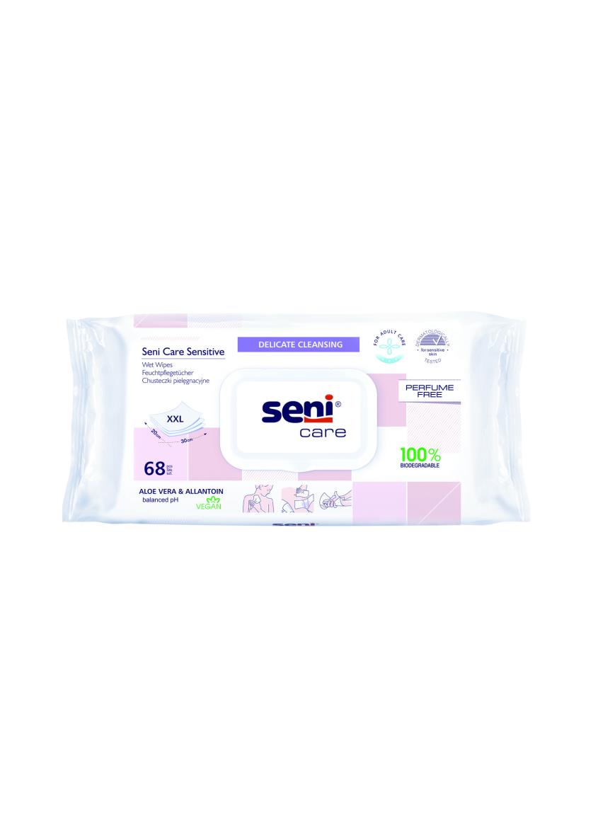 Seni Care, Vochtige doekjes Sensitive