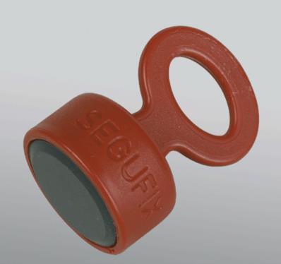 Magneetsleutel, Segufix rood, voor fixeerband