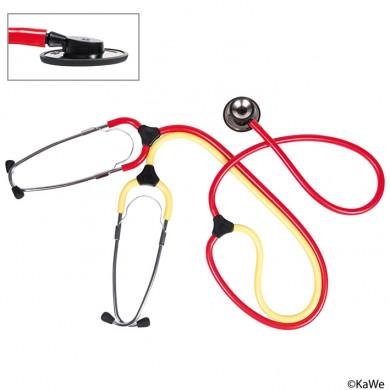 Leerstethoscoop, Dubbele Slang, Huismerk