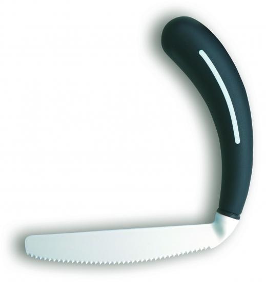 *Henro-Grip, Bestek, Gehoekt, Mes 