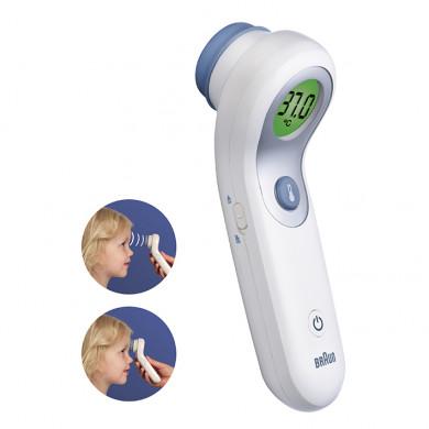 Thermometer, voorhoofd, Braun NTF3000, digitaal, Braun