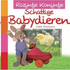 Boek, Schattige babydieren, Rozijntje Konijntje
