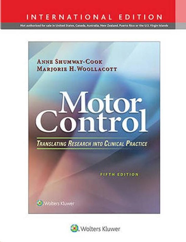Motor Control, Geneeskundig boek, 1e druk, Engels talig
