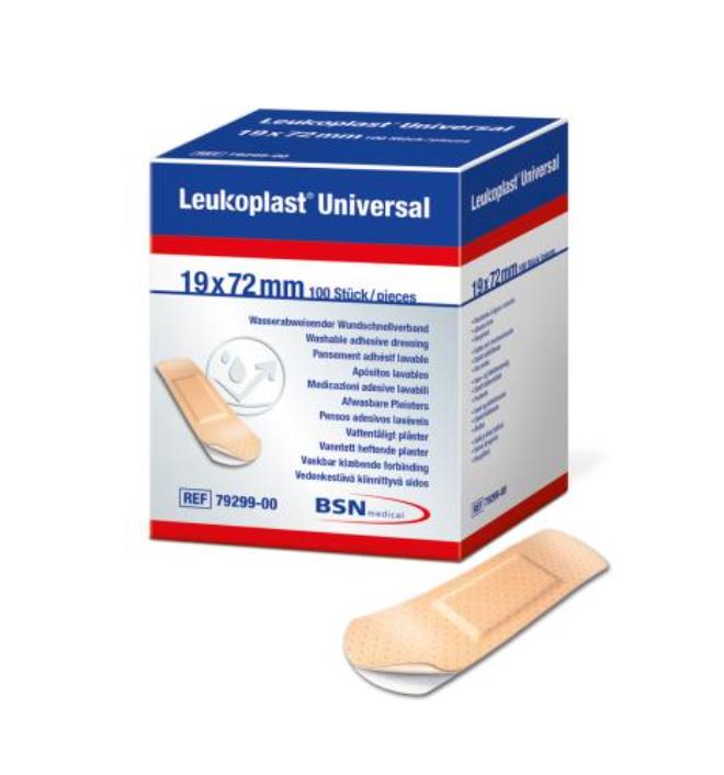 Pleisters, Strips, Leukoplast Universeel, Water Resistant, BSN