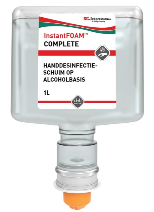 Hand Desinfectie, DEB InstantFOAM COMPLETE, Touchfree, SC Johnson