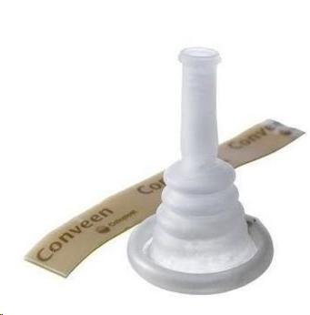 Uritip, condoomcatheter, met kleefstrip, conveen security plus, Coloplast