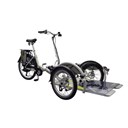 Afbeelding van Velo Plus Basis, rolstoeltransportfietsr, Van Raam, inclusief verlichting, slot, bel en parkeerrem