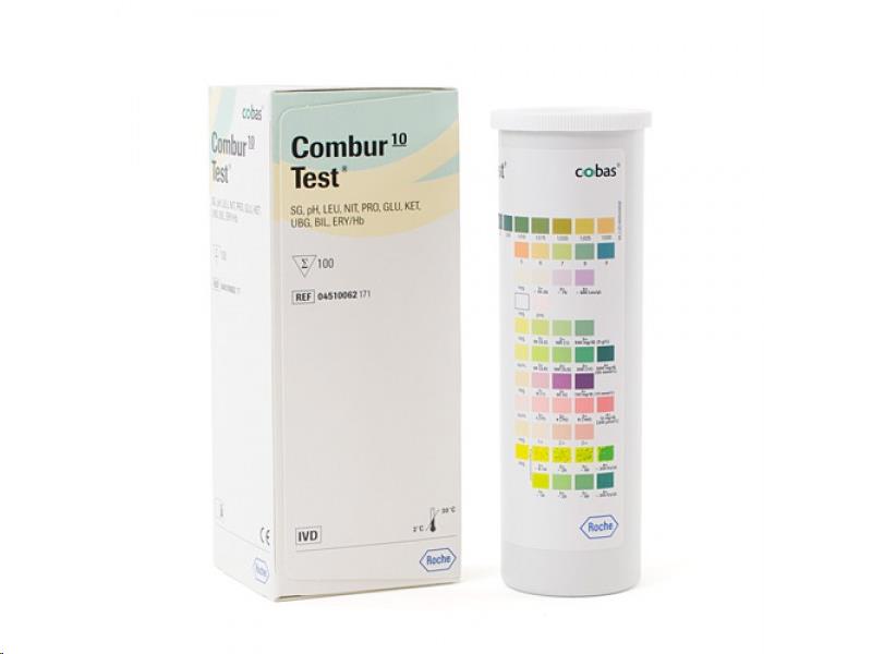 Urine Teststrips, Combur 10, Roche 