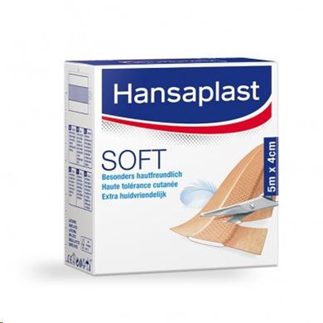 Hansaplast, Soft, Pleisters, Rol, Onsteriel