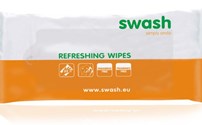 Disposable, Swash, Refreshing Wipes, Parfumvrij, Arion, (32-pack)