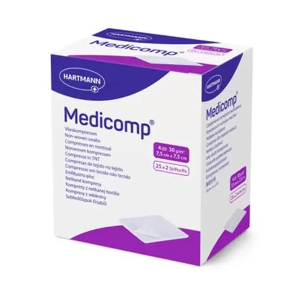 Steriel Splitgaas, Medicomp Drain, Non woven, 6 Laags, Hartmann