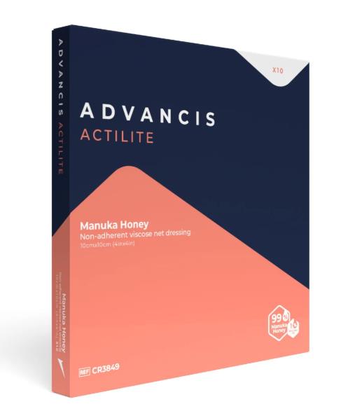 Zalfgaas, Actilite, Bevat Manuka, Advancis