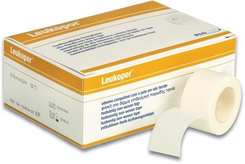 Fixatie Pleister, Leukopor, Zonder Klemring, BSN