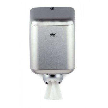 Dispenser voor Poetsrol, Centerfeed, RVS, M2, Tork
