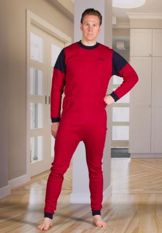 *Patientenoverall, Hansop, Tricot, Lange Mouw + Lange Pijp, 100% Katoen, 4Care