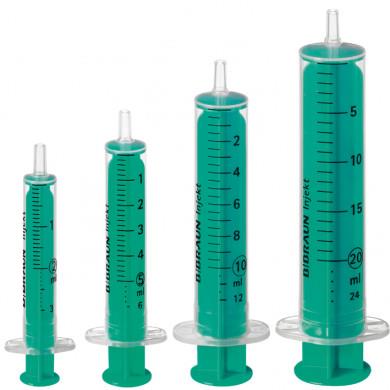 Spuit, Luer, 2 delig, Injekt, BBraun