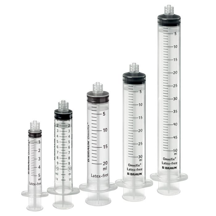 Spuit, Luer Lock, 3 delig, Omnifix, BBraun