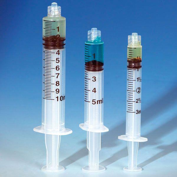 Spuit, Luer Lock, 3 Delig, Mediware