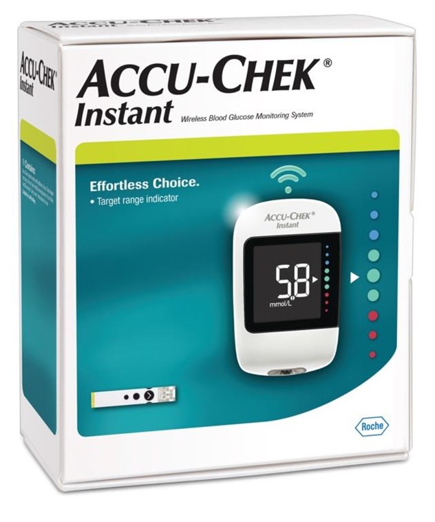 Glucosemeter, Startset,  AccuChek Instant, Roche