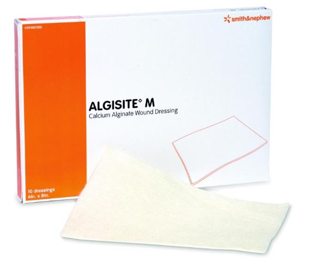 Alginaatverband, Kompres, Algisite M, Non Adhesive, Steriel, Smith&Nephew