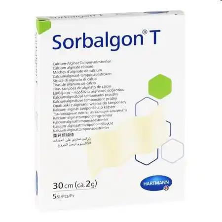 Alginaatverband, gaasstrook, streng, Sorbalgon T, non adhesive, steriel, Hartmann