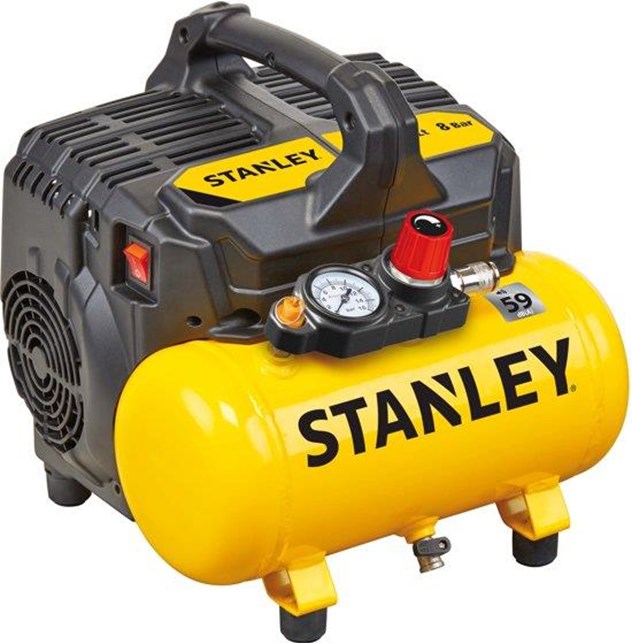 Compressor, Stanley Silent DST100/8/6, Olievrij