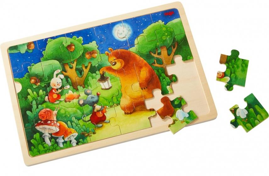 Houten Puzzel, Beer op Wacht, Melissa Doug