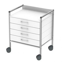Instrumentenwagen, Basiswagen, Variocar 60, Met 4 Lades, Huismerk Instrumentenwagen, Basiswagen, Variocar 60, Met 4 Lades, Huismerk