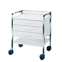 Instrumentenwagen, Basiswagen, Variocar 60, Met 3 Lades, Huismerk Instrumentenwagen, Basiswagen, Variocar 60, Met 3 Lades, Huismerk