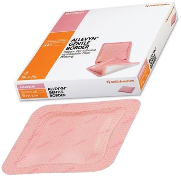 Schuimverband, Allevyn, Gentle, Border, Adhesive, Steriel, Smith&Nephew