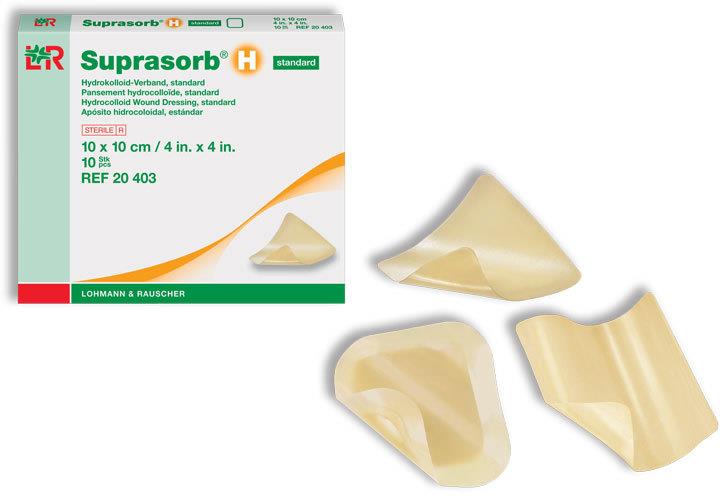 Hydrocolloidverband, Suprasorb H, Thin, Steriel, Lohman en Rauscher