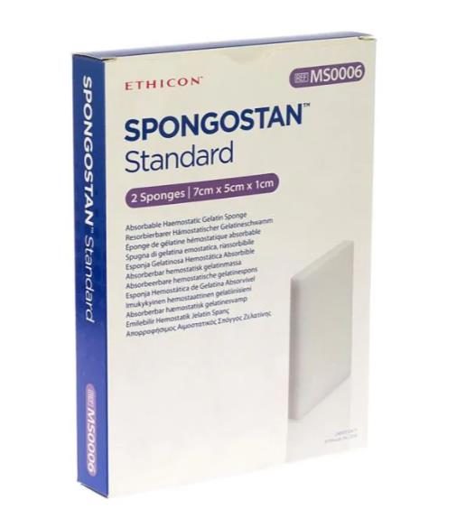 Spongostan, Standaard, Bloedstelpende Gelatinespons, Ethicon, Steriel