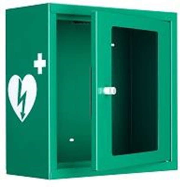 AED Kast Indoor, LifeLine, Met Alarm, Defibtech