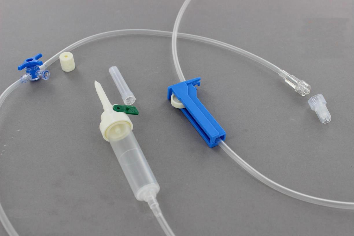 *Infuussysteem, met 3 wegkraan