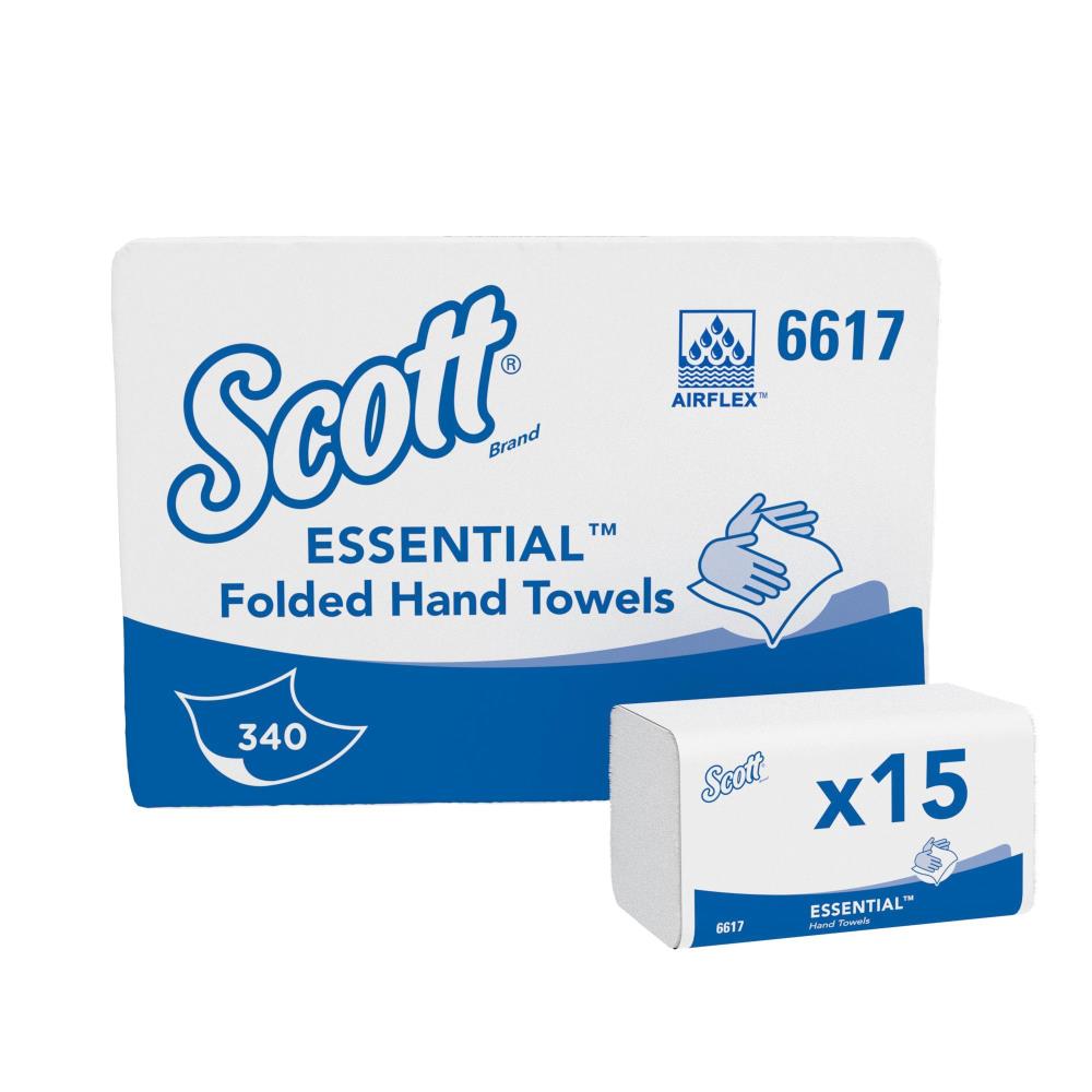 *Handdoek, Scott Xtra, Essential, 1 laags, Kimberly Clark