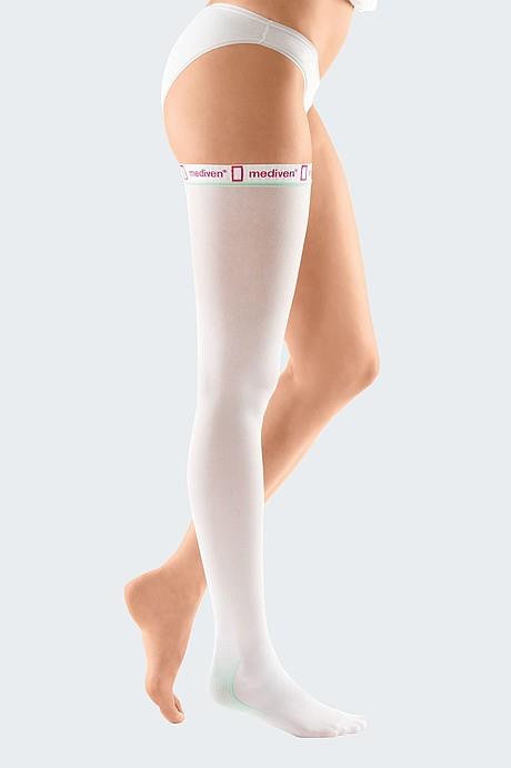 Anti-emboliekousen, Dijbeenkous, Noppen Siliconenboord, Thrombexin 18, Mediven