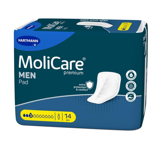 Incontinentie, MoliCare, MoliMed, Premium, Men Pads, Hartmann