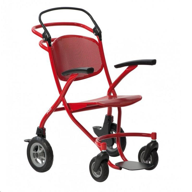 Transportrolstoel, AXI2GO, Met Muntslot €1,- of €2,- dit bij bestelling aangeven.
