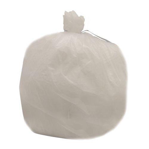 Afvalzak, HDPE, Sluiting met lint