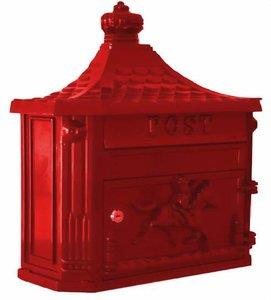 Nostalgische Brievenbus, Rood